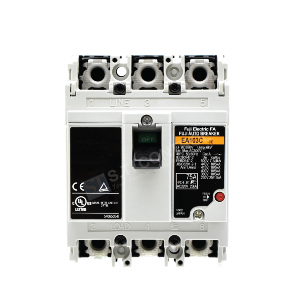 Molded Case Circuit Breakers : EA103C-CE-3P 075