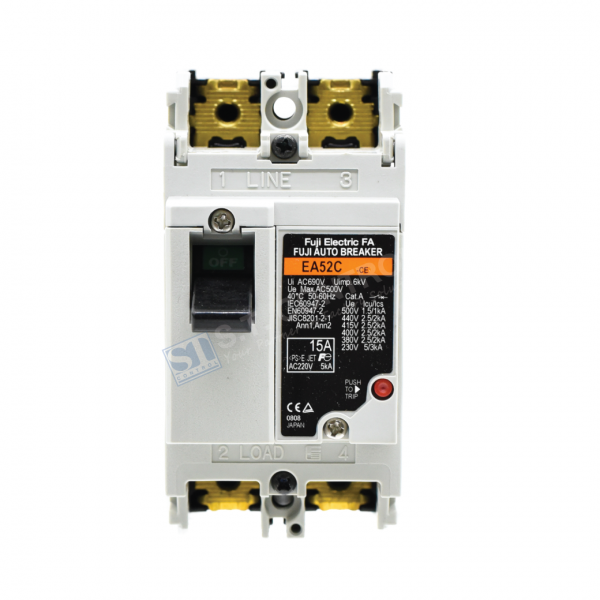 Molded Case Circuit Breakers : EA52C-CE-2P 015